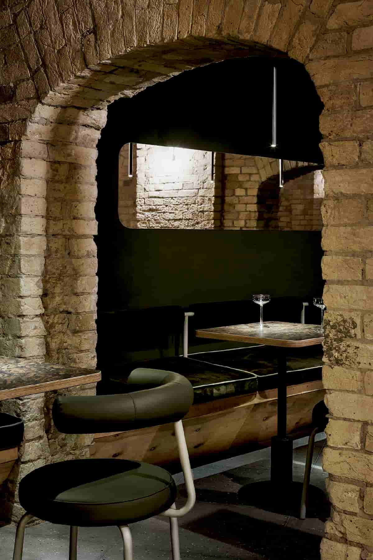 The Design as a Sublimely Chic Dungeon for Subterranean Allure of Balthazar Wine Bar in Kiev
