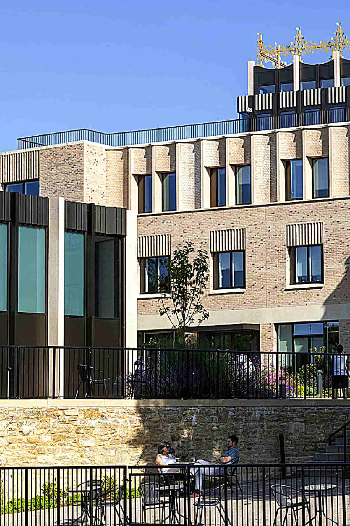 The campus of St Hilda’s College in Oxford has been the Architectural Rapper's Art of New Looking Fly