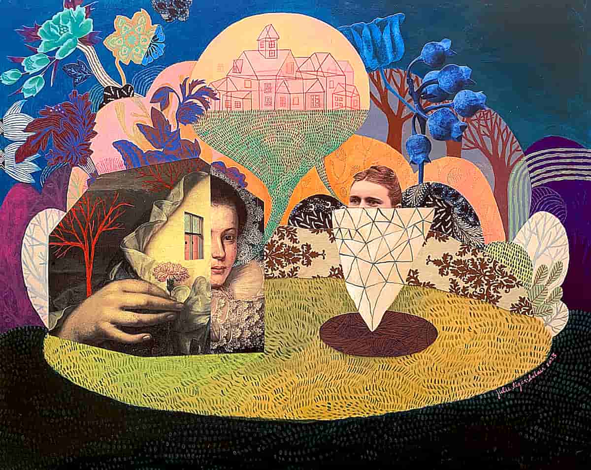 05 - In Surreal Collages, Explores Home, Interiority, and the Terrain of Dreams