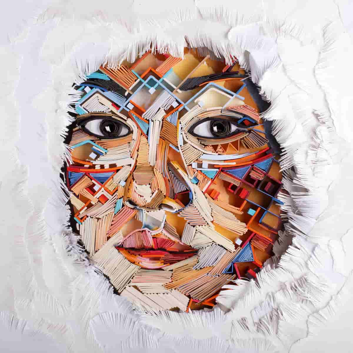 In Meticulous Paper Portraits, Yulia Brodskaya Coaxes Visions of a Compassionate Future