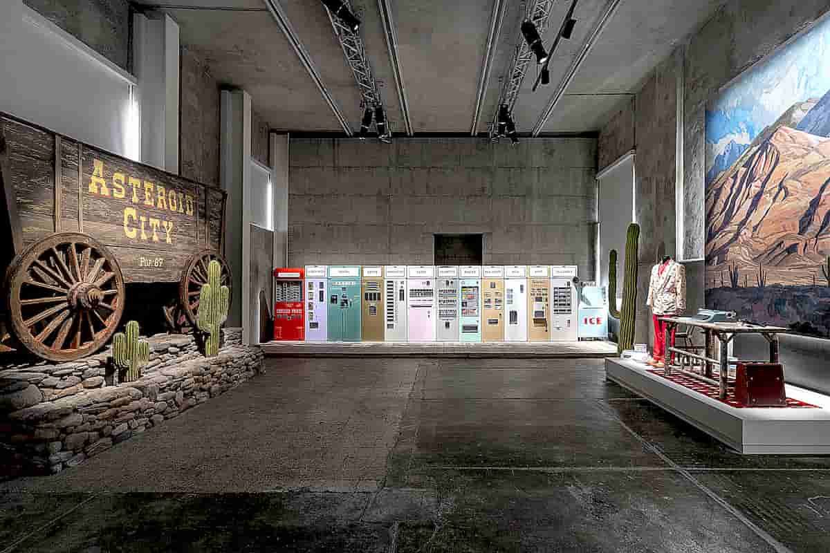Wes Anderson's Asteroid City Jumps off the Big Screen into the Real World in Fondazione Prada in Milan
