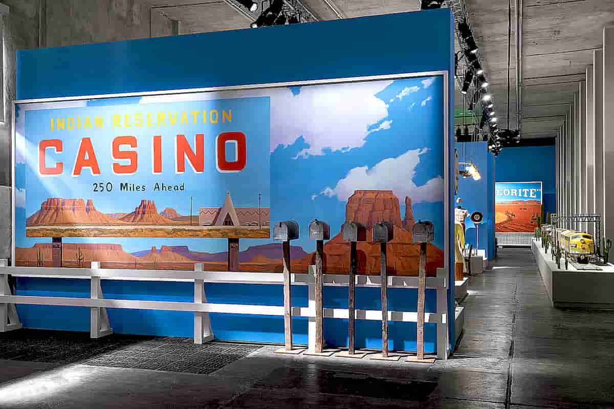 Wes Anderson's Asteroid City Jumps off the Big Screen into the Real World in Fondazione Prada in Milan