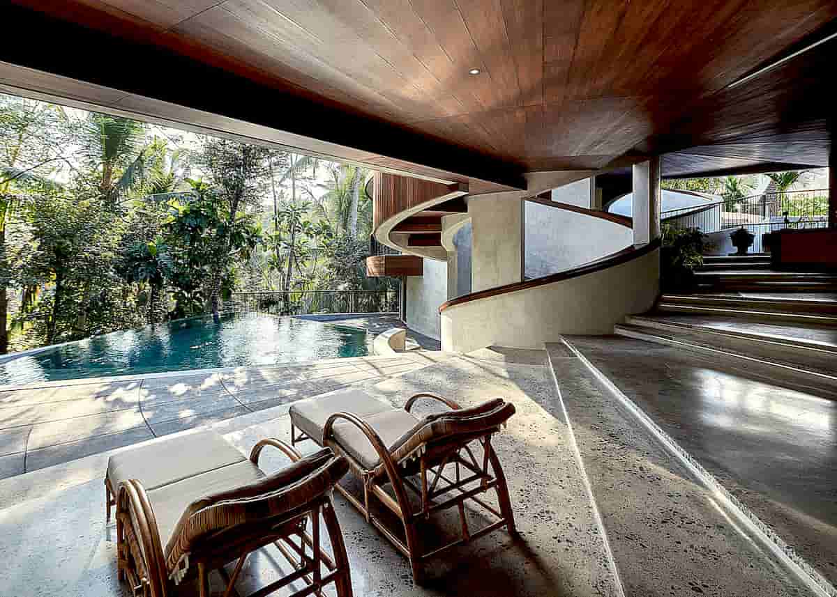 Breaks with Convention with a Spiral House in Bali that Redefines Living in the Tropics