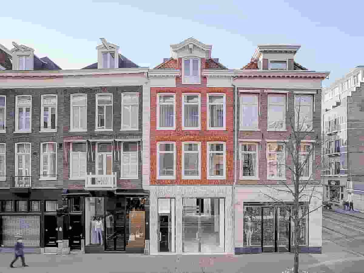 Ceramic House - Studio RAP Designs a 3-D Print; Ceramic Facade that Echoes Amsterdam's Architectural Heritage