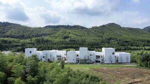 Cipo Laoling Residence：This a Village Hotel the Building is Painted White, Echoing the Colour of the Cows and the Egrets, Standing Out While Harmonizing with their Natural Surroundings