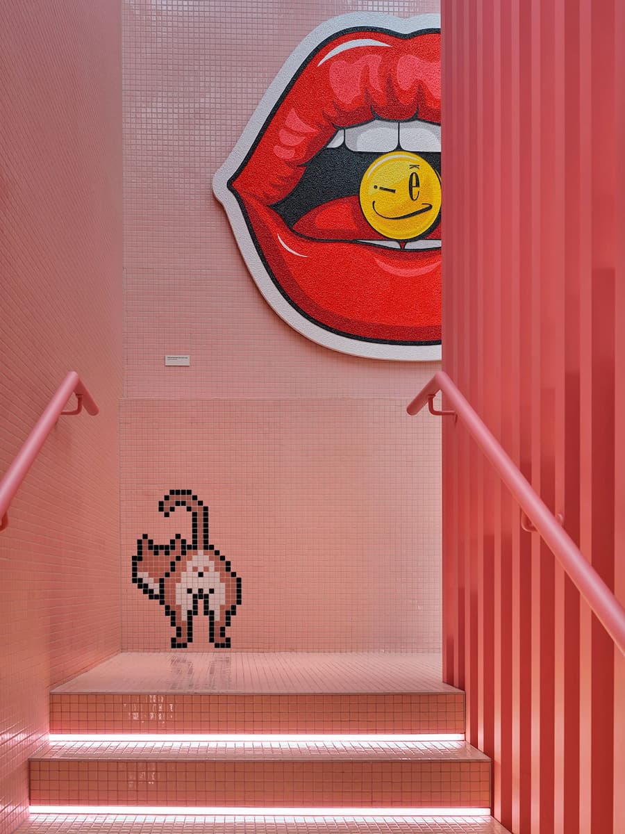 Kissmiklos Transforms a Public Restroom in Budapest into a Neo-Pop Art Gallery