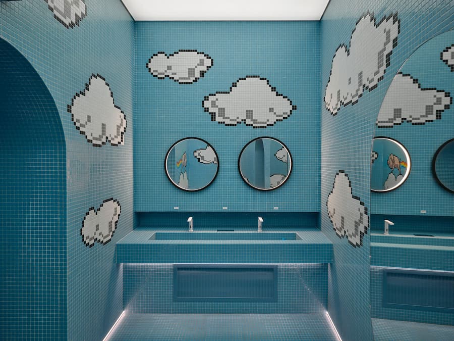 Kissmiklos Transforms a Public Restroom in Budapest into a Neo-Pop Art Gallery 