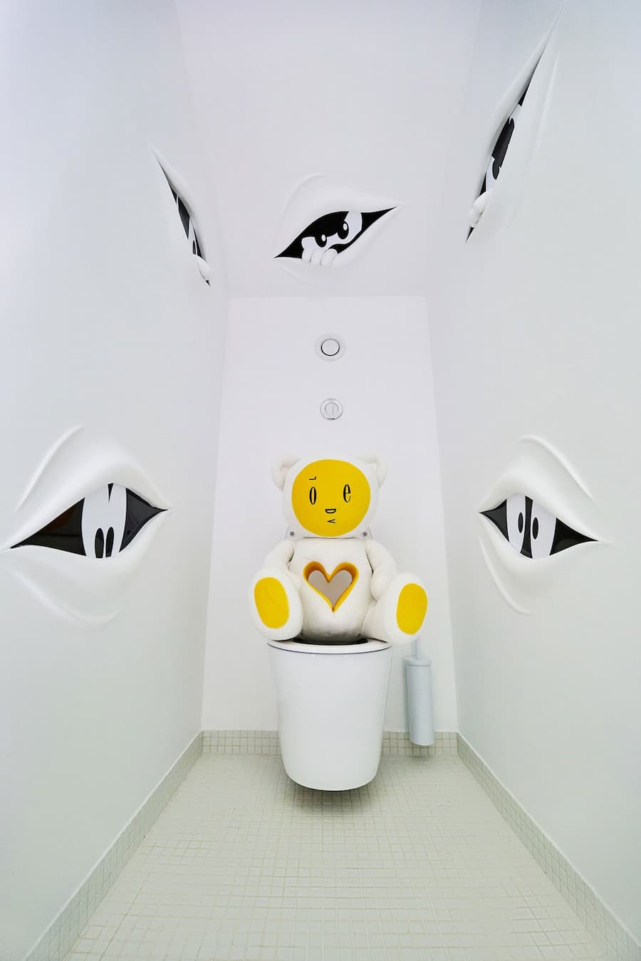 Kissmiklos Transforms a Public Restroom in Budapest into a Neo-Pop Art Gallery 