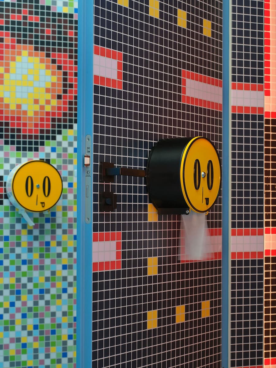 Kissmiklos Transforms a Public Restroom in Budapest into a Neo-Pop Art Gallery 