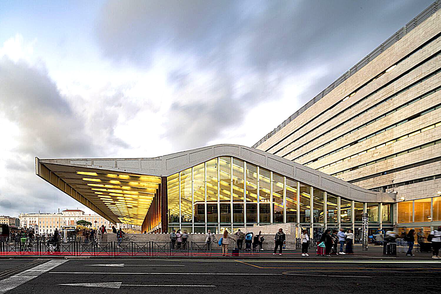 Rome's Termini Station is a true icon of modern Roman architecture一 Rome's Termini Station is a true icon of modern Roman architecture, one of the busiest stations in Europe with 200 million annual visitors and a symbol of modernity in the Italian capital.