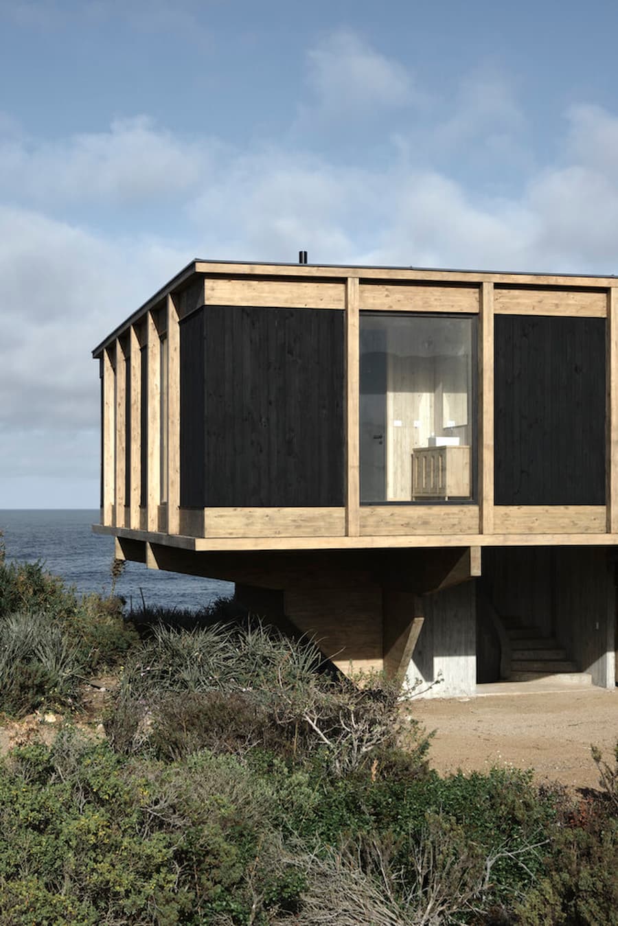 CR House on the coast of Punta Hueso, Coquimbo Region, Chile