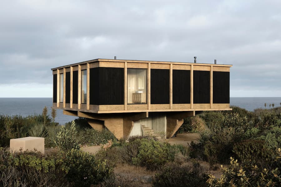 CR House on the coast of Punta Hueso, Coquimbo Region, Chile