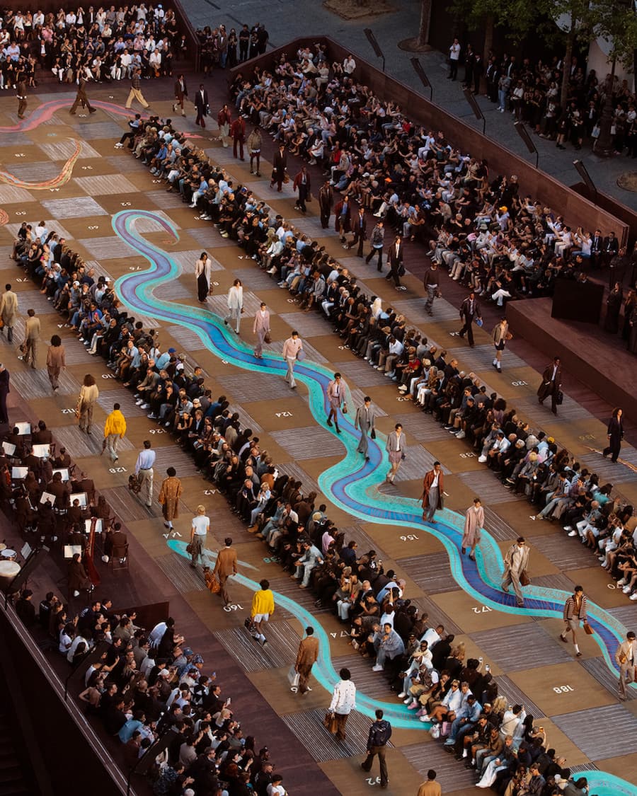 YSL and Louis Vuitton at Paris Fashion Week Feature Tadao Ando’s Bourse de Commerce and Bijoy Jain’s Set Design