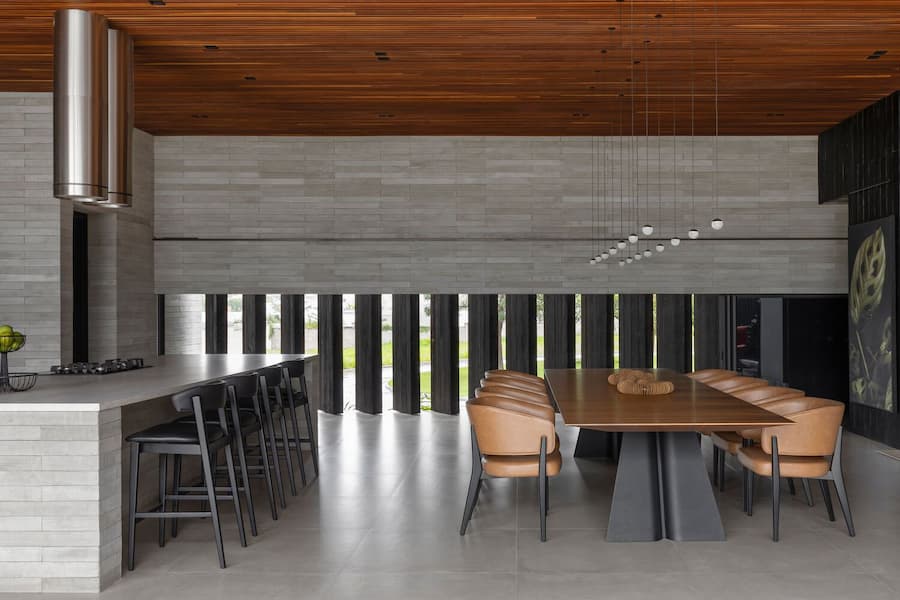 The JK House stands Out for its Palette of Refined, Natural Materials