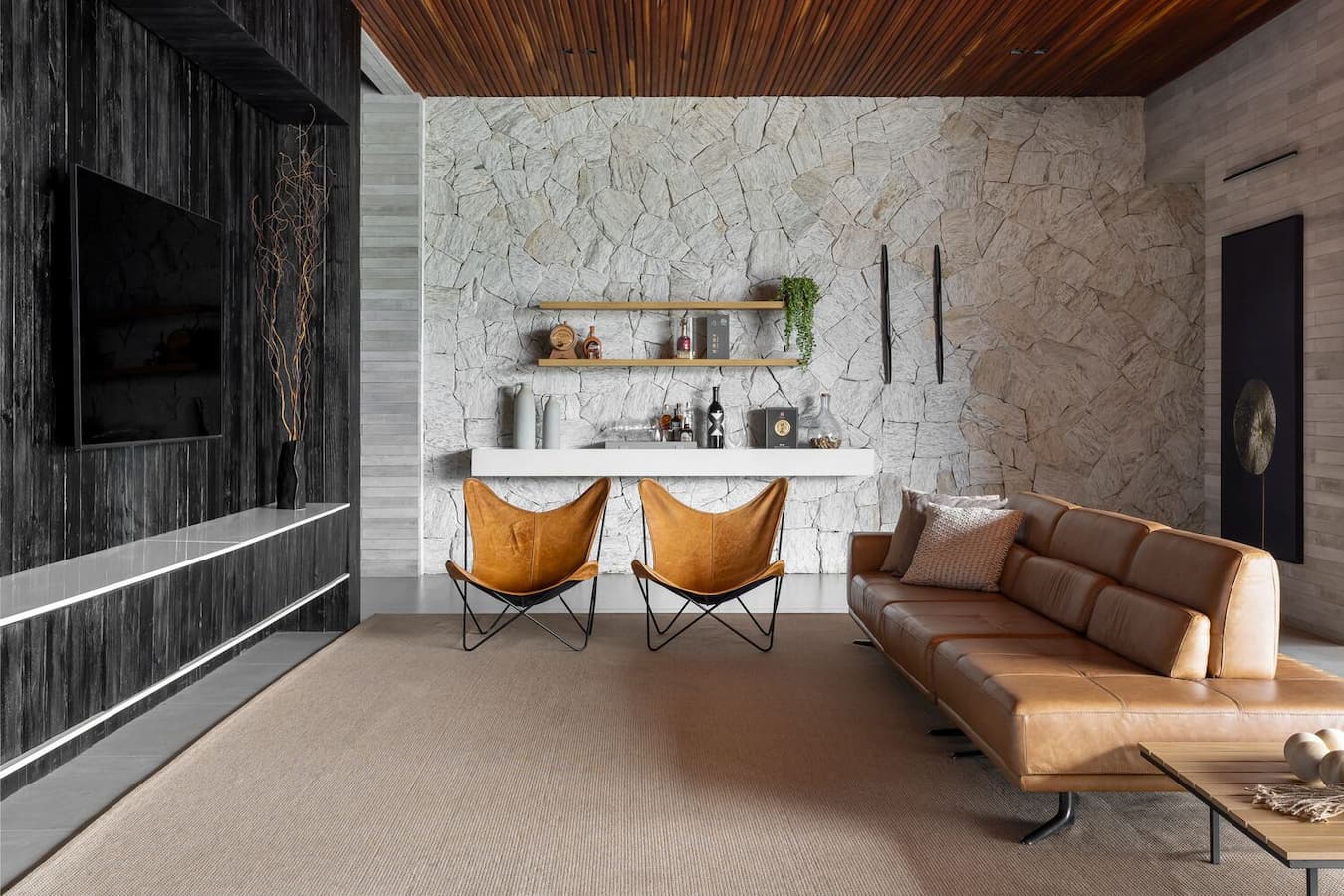 The JK House stands Out for its Palette of Refined, Natural Materials