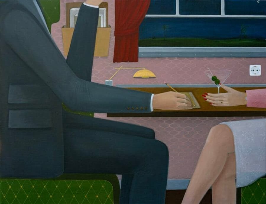 Mystery Abounds in Angela Burson’s Enigmatic Paintings