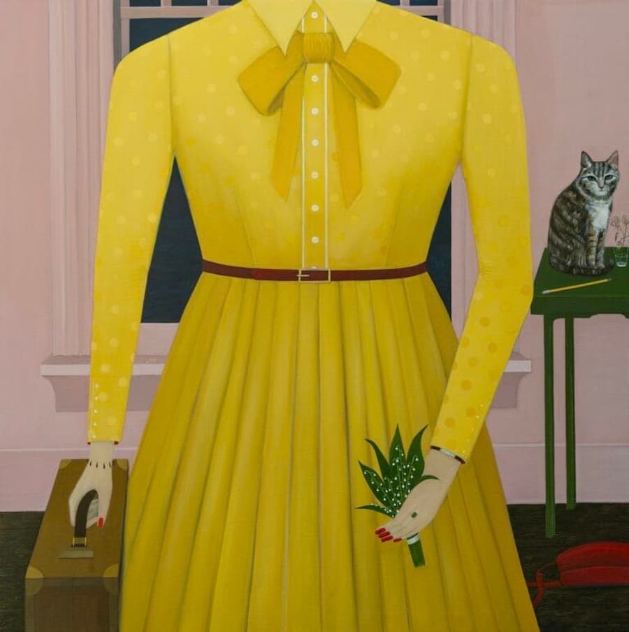 Mystery Abounds in Angela Burson’s Enigmatic Paintings
