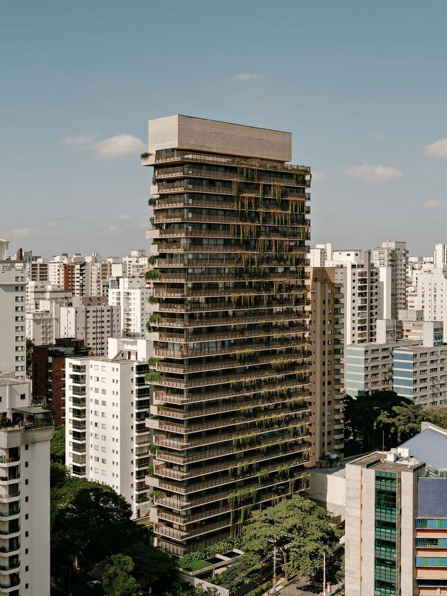 Ibaté Residential Tower in São Paulo Combines Monumentality and Privacy 