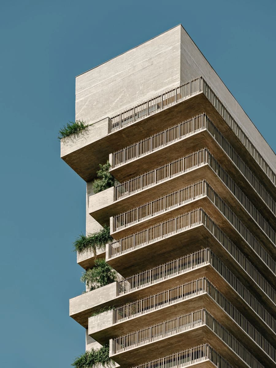 Ibaté Residential Tower in São Paulo Combines Monumentality and Privacy 