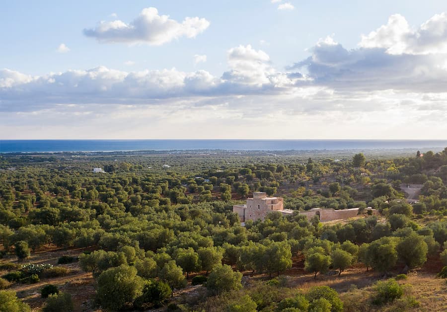 Masseria Belvedere is an Expertly Restored Italian 16th Century 