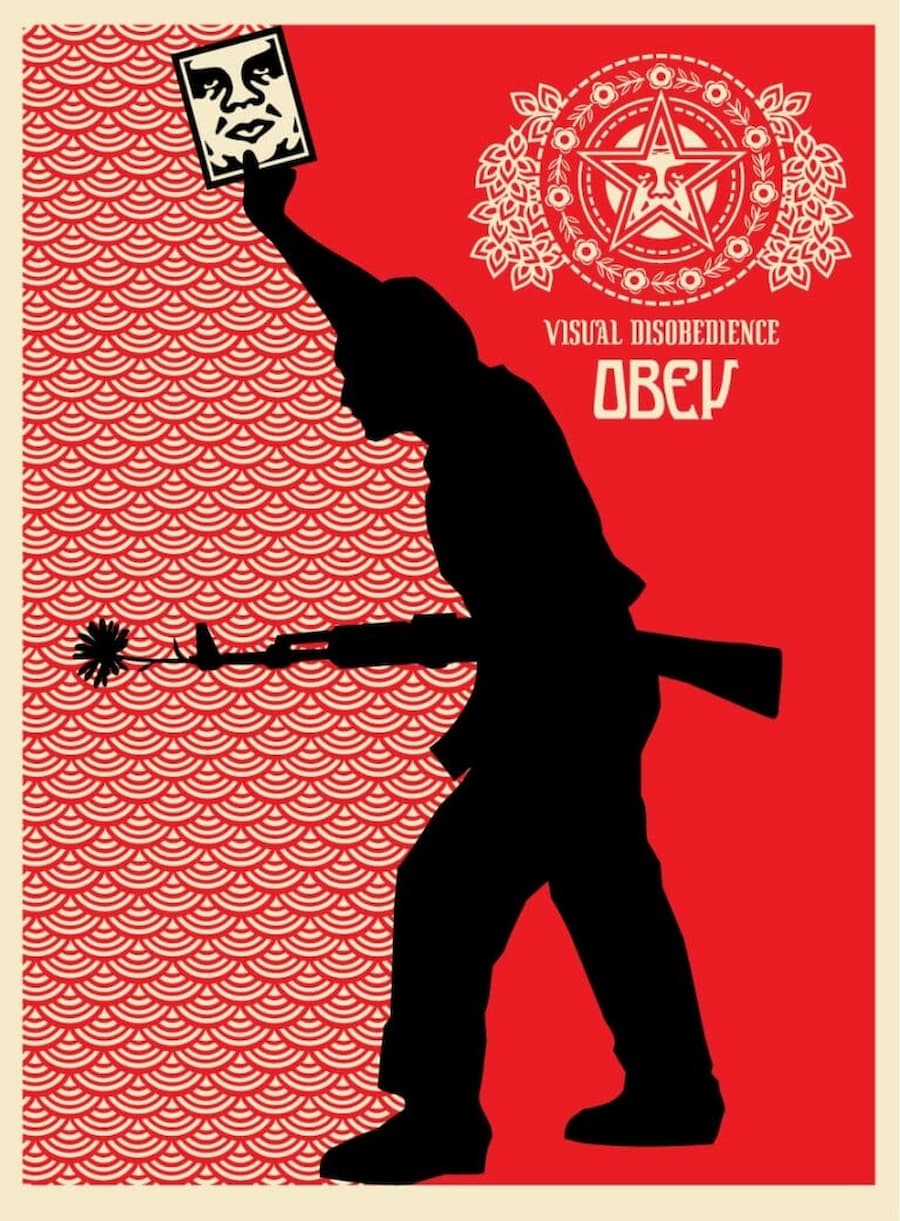 ‘Out of Print,’a Shepard Fairey 回顧展,深入探討抗議的力量