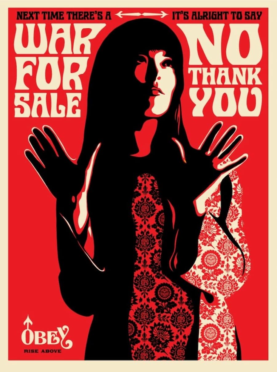 ‘Out of Print,’a Shepard Fairey 回顧展,深入探討抗議的力量