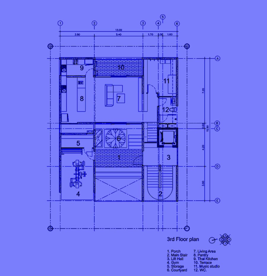 P Home 整合各種不同的功能空間
