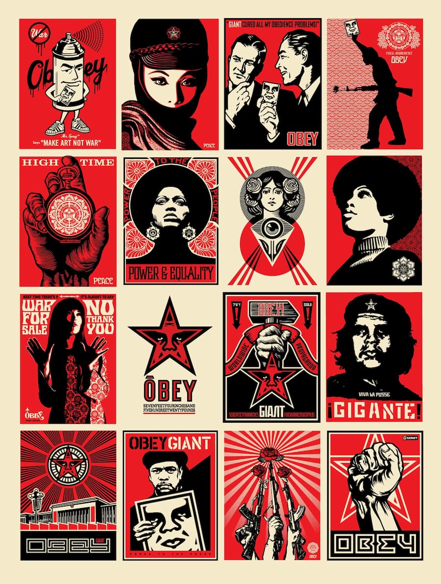 ‘Out of Print,’a Shepard Fairey 回顧展,深入探討抗議的力量