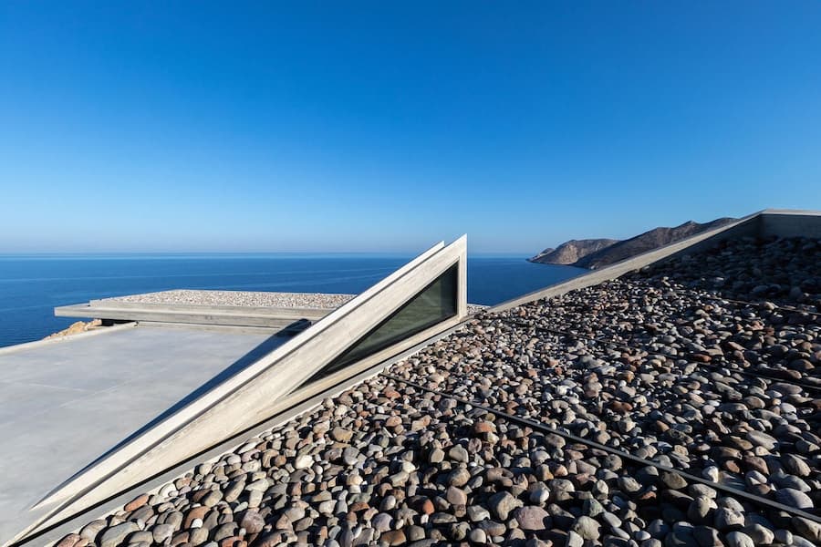 Antiparos 島現代別墅，Cycladic 群島建築外觀