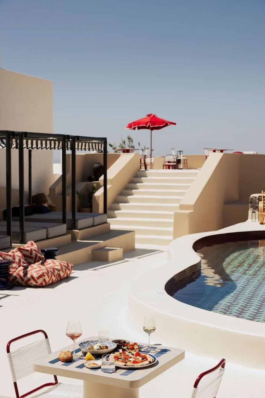 Neema Maison Finikia Santorini exterior with Cycladic architecture