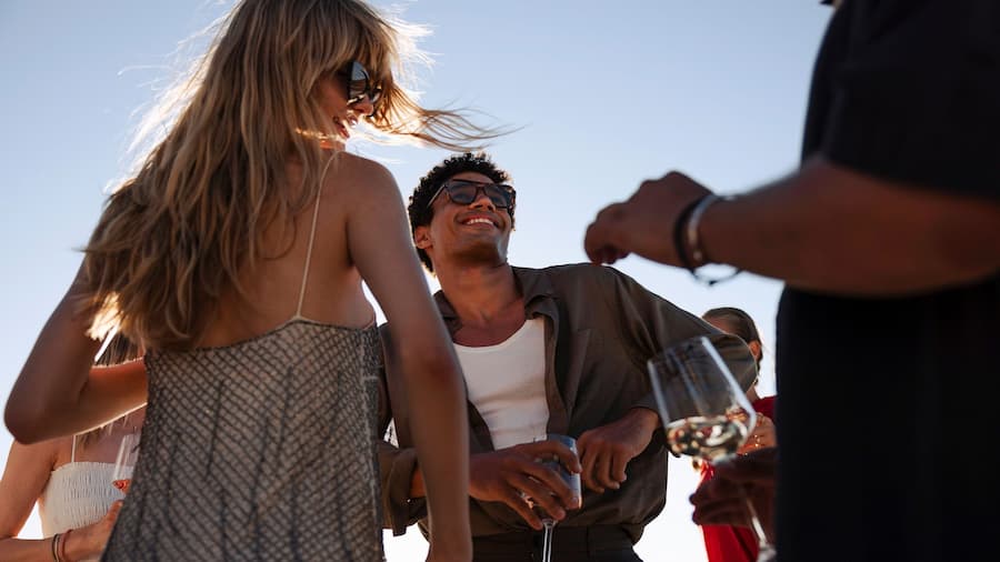 Santorini boutique hotel interior showing material as narrative design