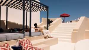 Neema Maison Finikia Santorini boutique hotel with Cycladic architecture and sea view
