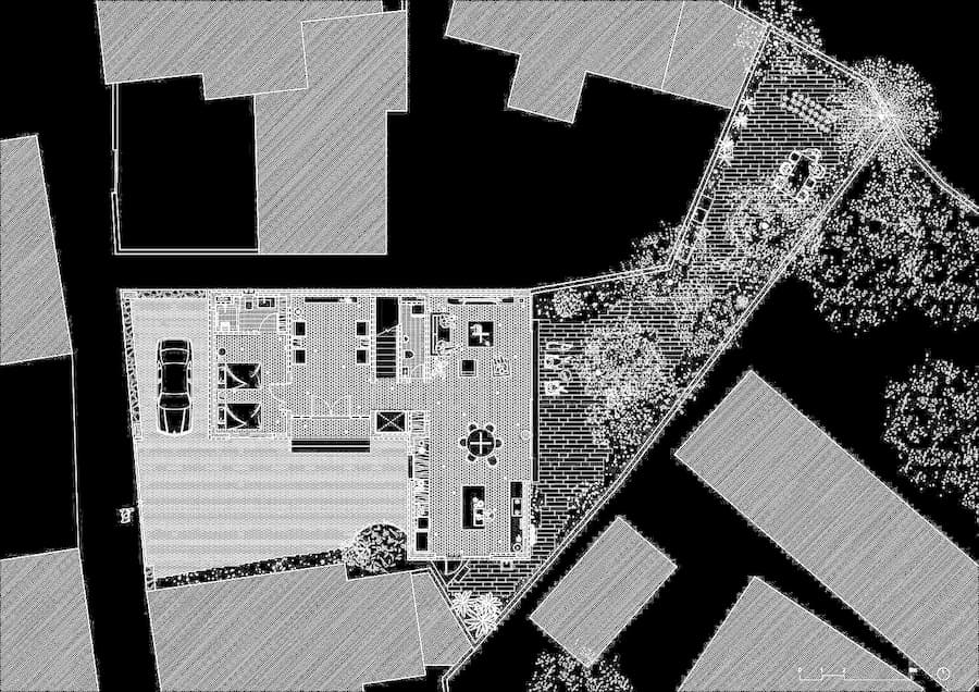floor plan showing spatial layout organization