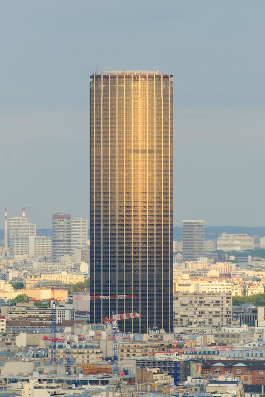 Tour Montparnasse viewed from central Paris
