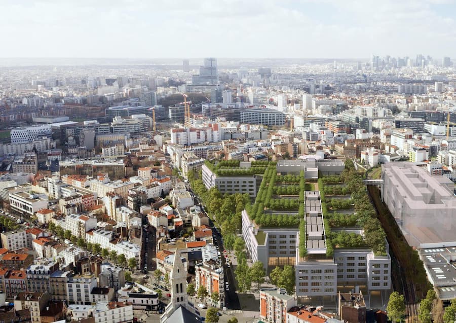 Overview of the Plaine Vaugirard regeneration proposal in Paris