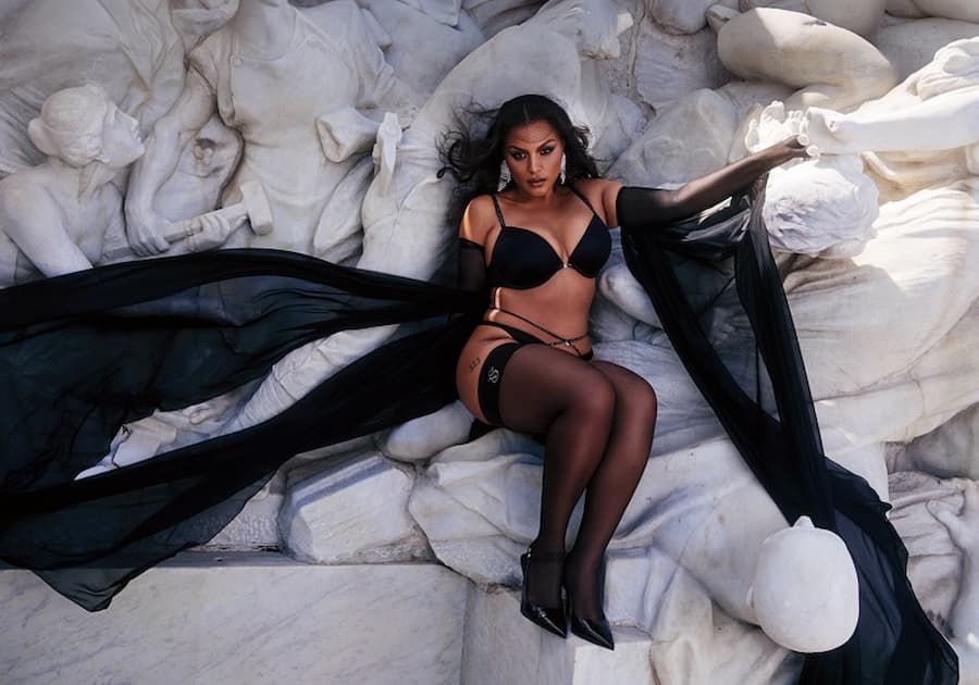 Paloma Elsesser in the Victoria's Secret Very Sexy campaign in Rome