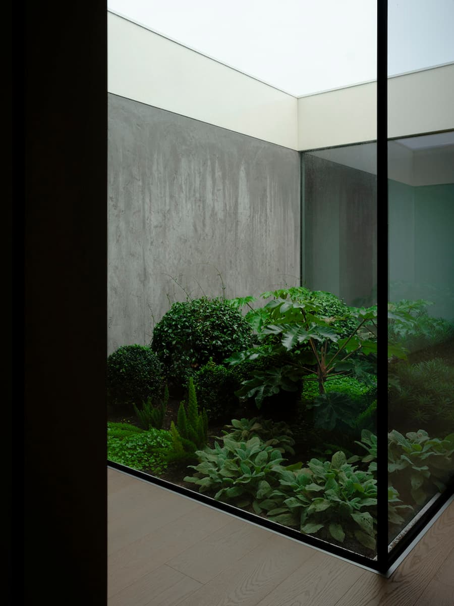 Central light courtyard bringing daylight and ventilation into Wildcoast Residence.