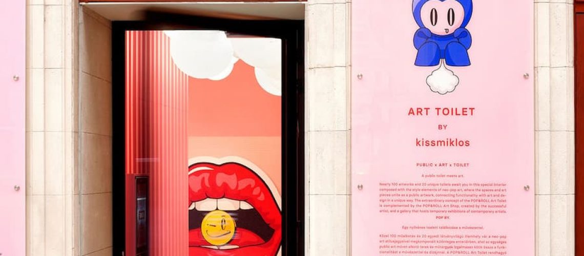 Kissmiklos Transforms a Public Restroom in Budapest into a Neo-Pop Art Gallery