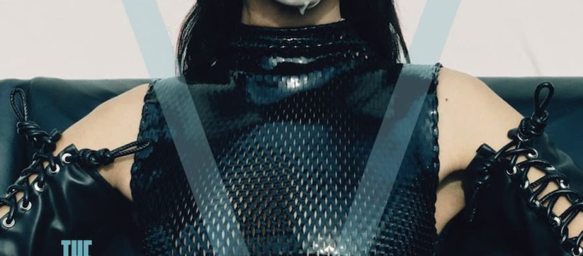 Irina Shayk wearing leather for V Magazine