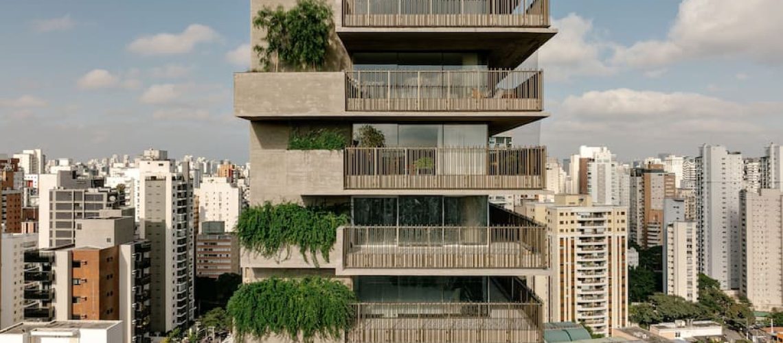 Ibaté Residential Tower in São Paulo Combines Monumentality and Privacy